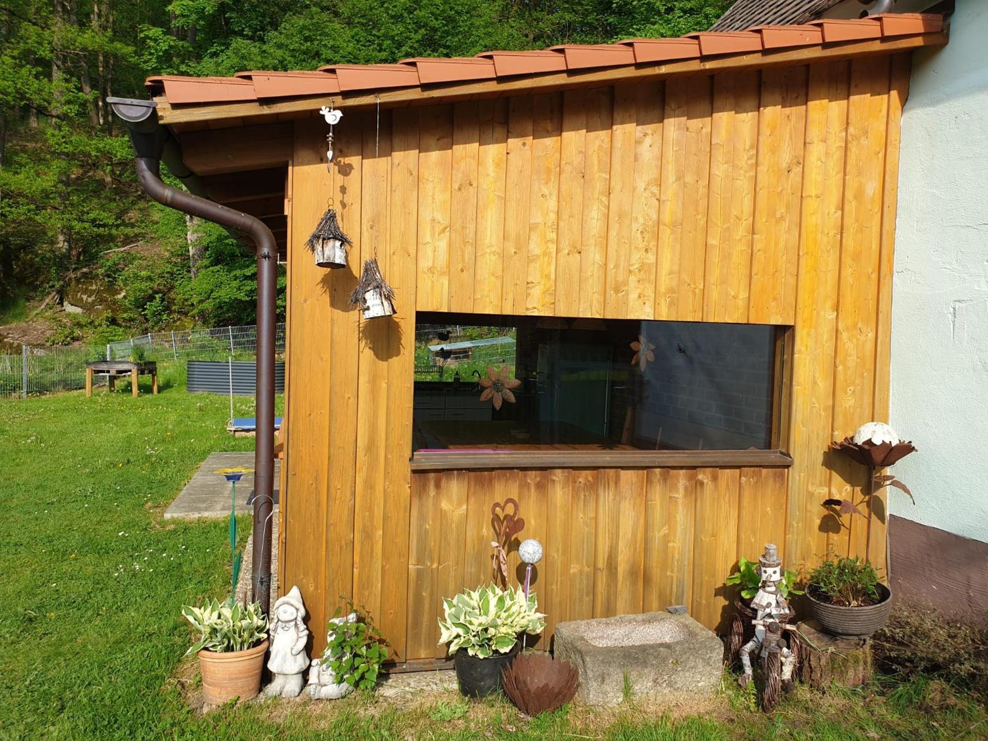 Ferienwohnung Und Sommerhaus Unter Der Burg Falkenberg  Eksteriør billede
